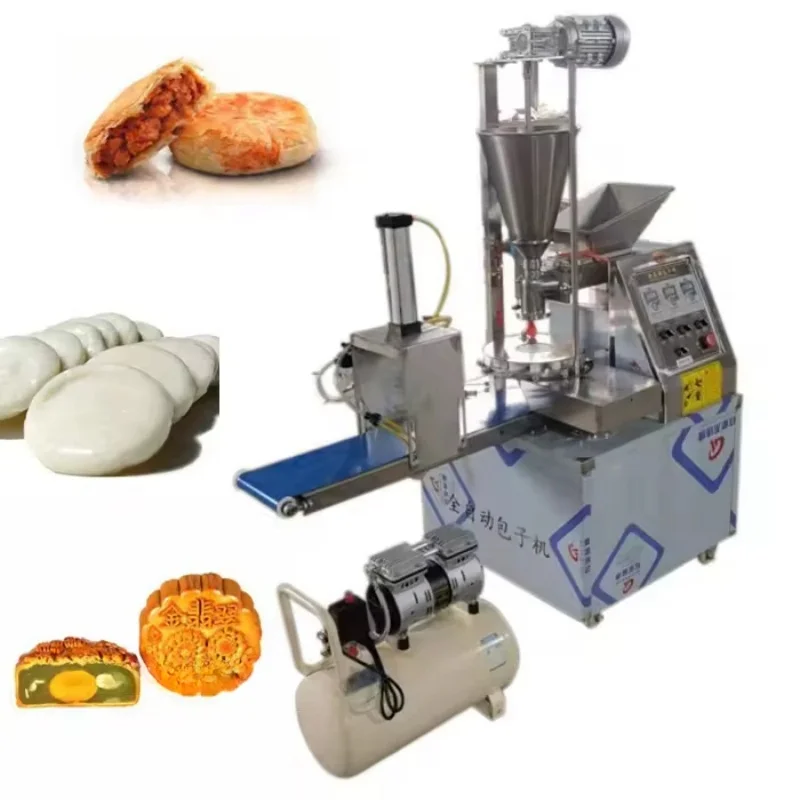 Máquina automática de fazer pão bao porco comercial momo máquina de pão cozido no vapor
