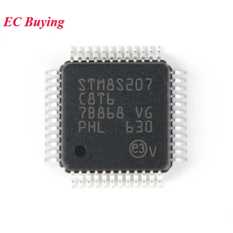 STM8S207C8T6 STM8S207 STM8 S207C8T6 S207C8 LQFP-48 24MHz 16KB Flash Microcontroller MCU IC Controller Chip New Original