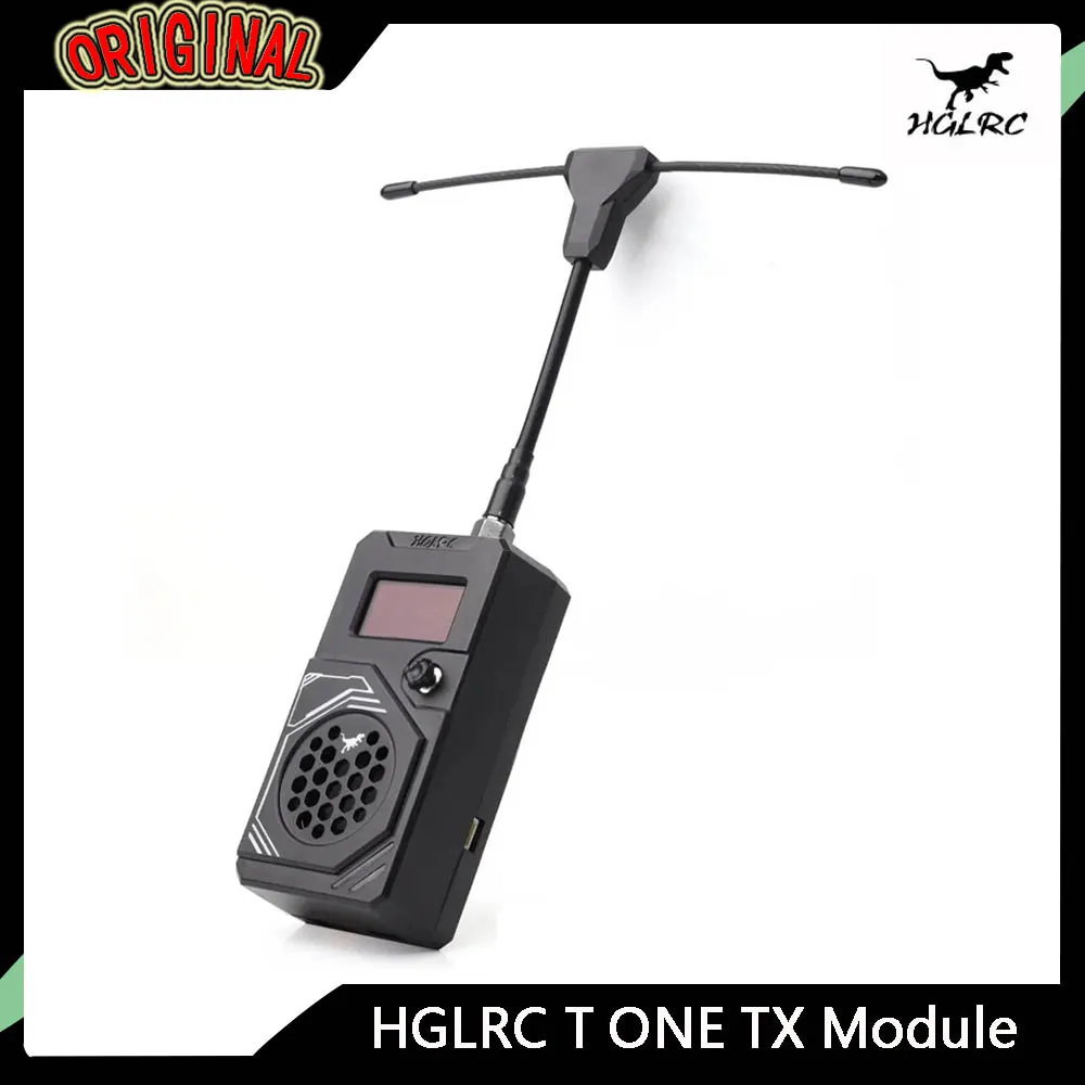 

HGLRC T ONE ELRS TX Module 915MHz 2W High Power FCC 868-915MHz 3-6S Voltage Long Range for FPV Racing Drone