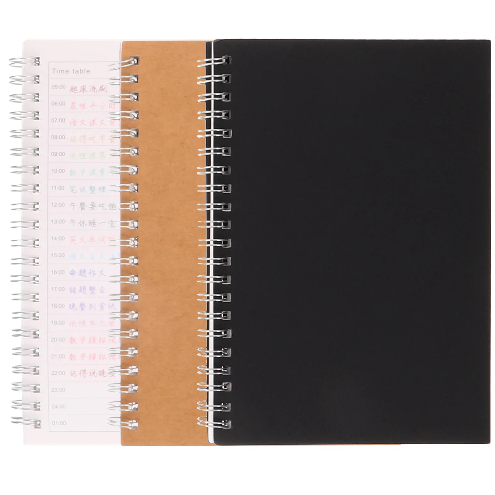 3Pcs Practical Student Account Record Book Lightweight Portable Diary Finance Notepad for Daily Use Finance Notebook