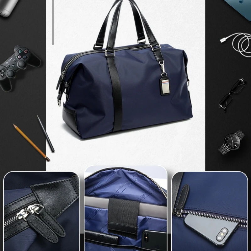 Imagem -05 - Bopai Moda Bolsa de Viagem para Homens Portátil de Curta Distância Bolsa de Negócios de Grande Capacidade Bolsa de Bagagem Ombro Bolsa de Fitness Impermeável