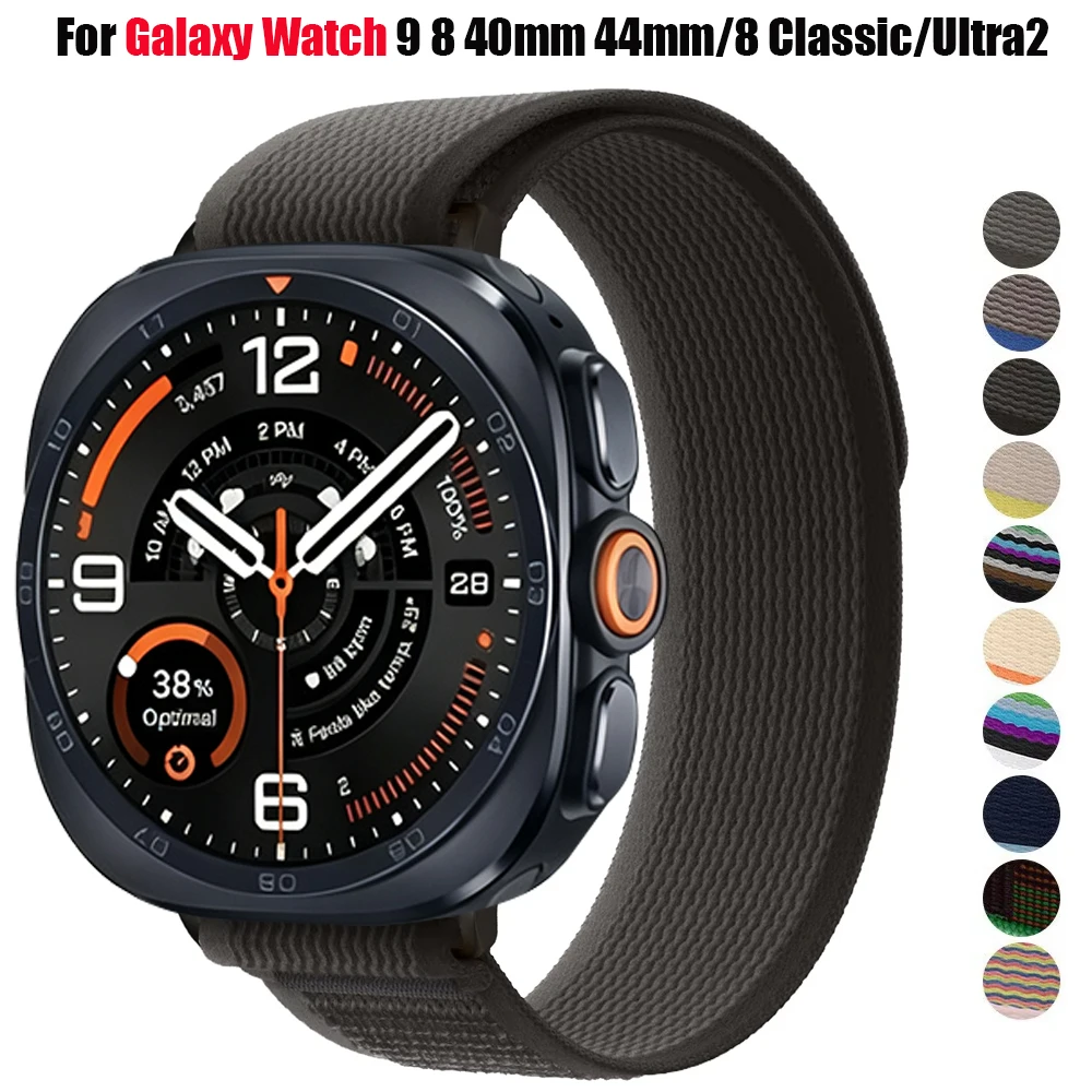 Trail Loop Strap For Samsung Galaxy Watch 9/8 40mm 44mm/8 Classic Nylon Sports Band For Galaxy Watch Ultra2 Smartwatch Bracelet