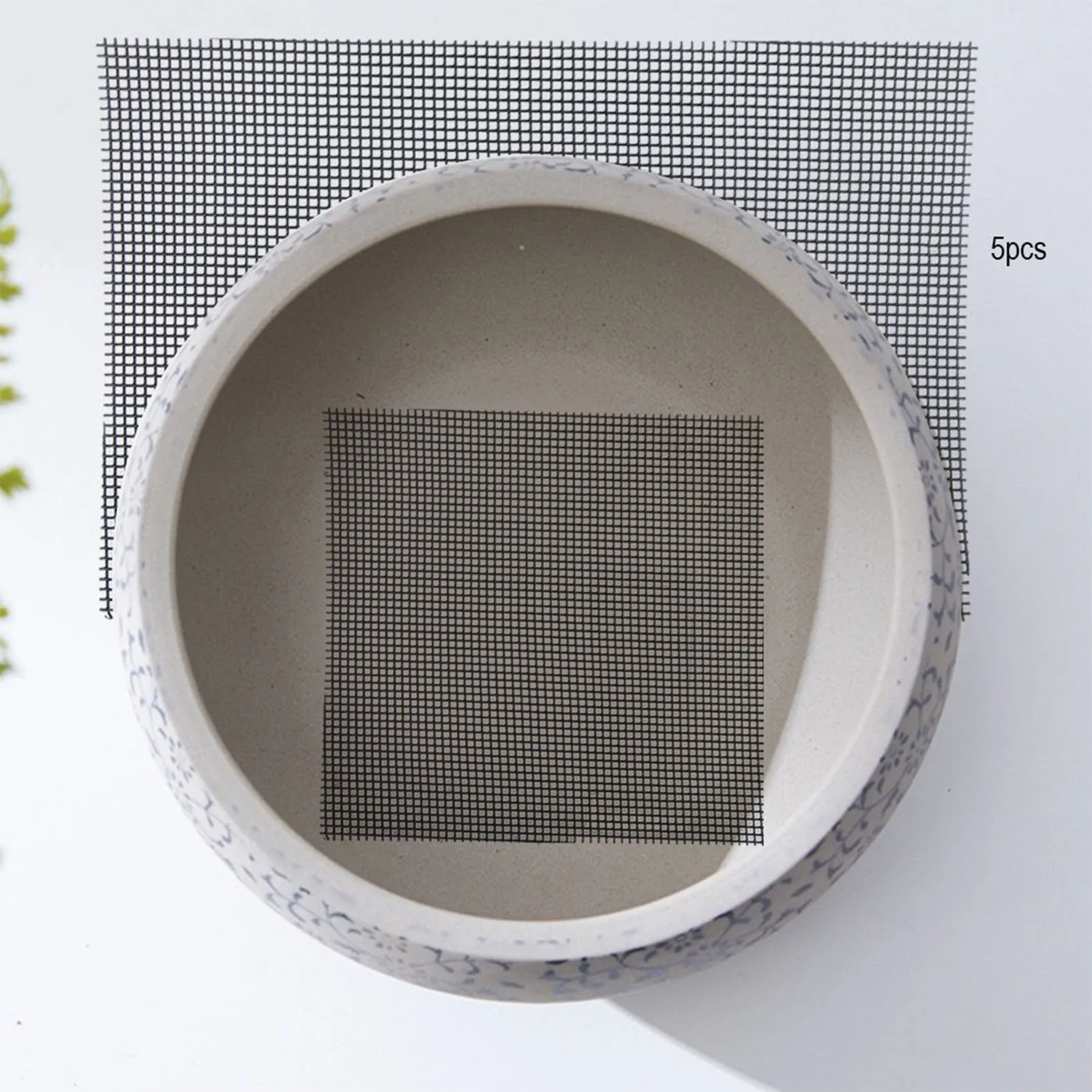 5PCS Gardening Flower Pot Hole Mesh Mat Pad Plant Potting Bonsai Bottom Grid Mat (30 * 20cm)