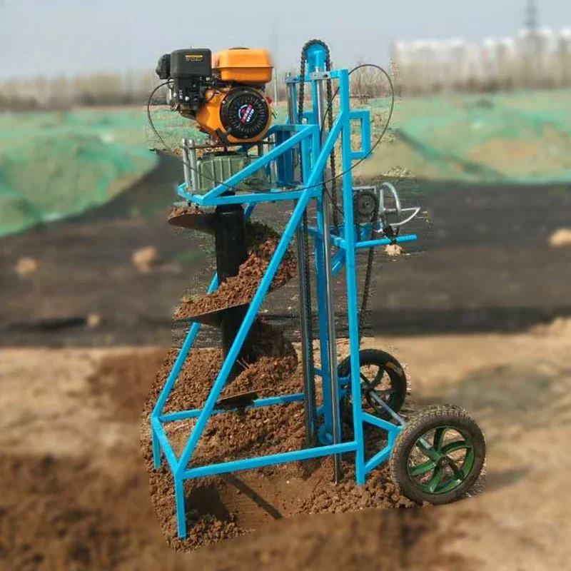 Hot Sales Guardrail Post  Pile Driver Ground Screw Spiral Drilling Machine