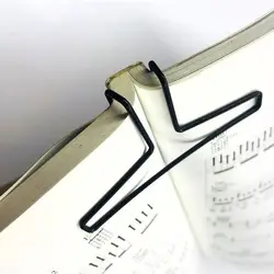 2Pcs Pianos Stands Song Book Clips Page Holder Music Note Clips For Speech Draft Cooking Recipe Magazines Newspapers Music Book