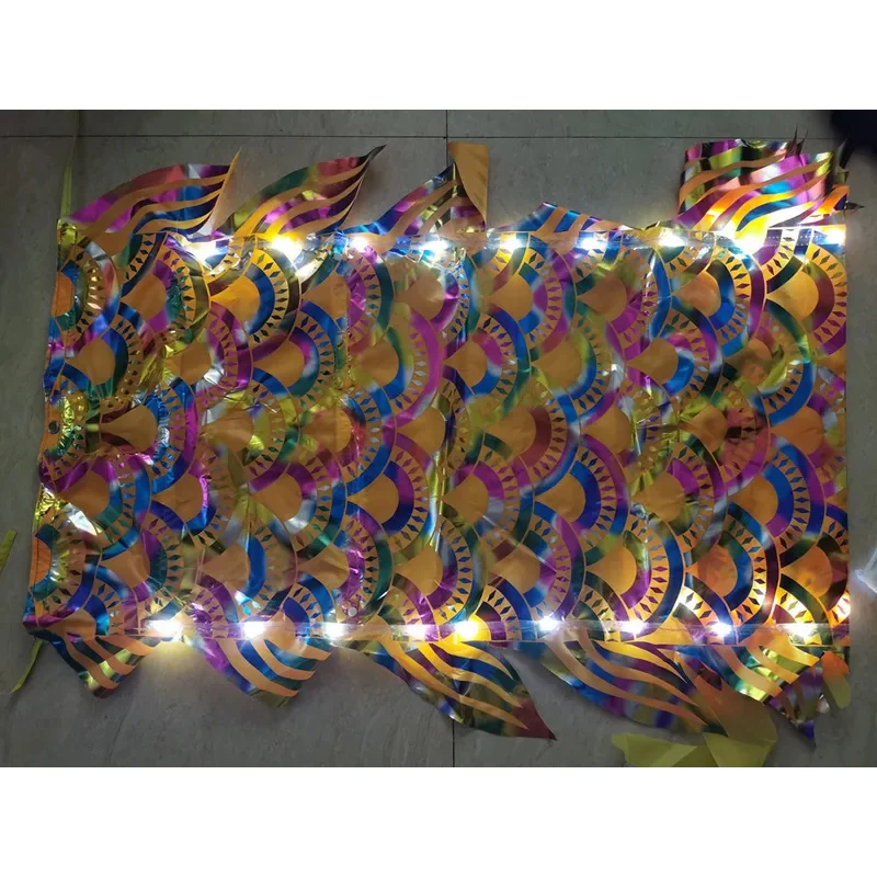 180 Styles Customized Chinese Dragon Dance Props With LED Traditional Culture School Dance Performance New Year Toys Novelty