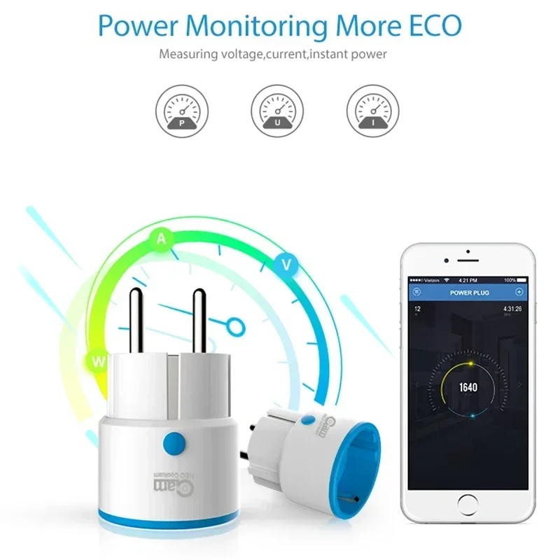 ZWAVE PLUS EU Smart Power Plug Socket Home Automation Alarm System Z Wave 868.4MHz Video Frequency