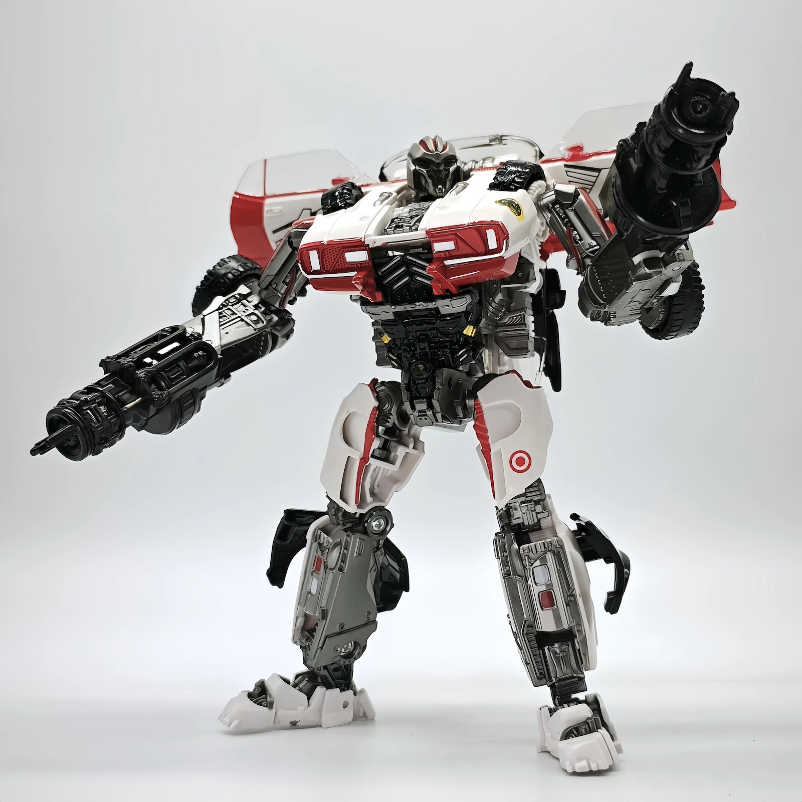 BAIWEI TW1033B 15.5 cm White Warrior TW-1033B Witte Versie Dropkick KO SS46 OVERSIZE Transformatie Action Figure Speelgoed Collectie