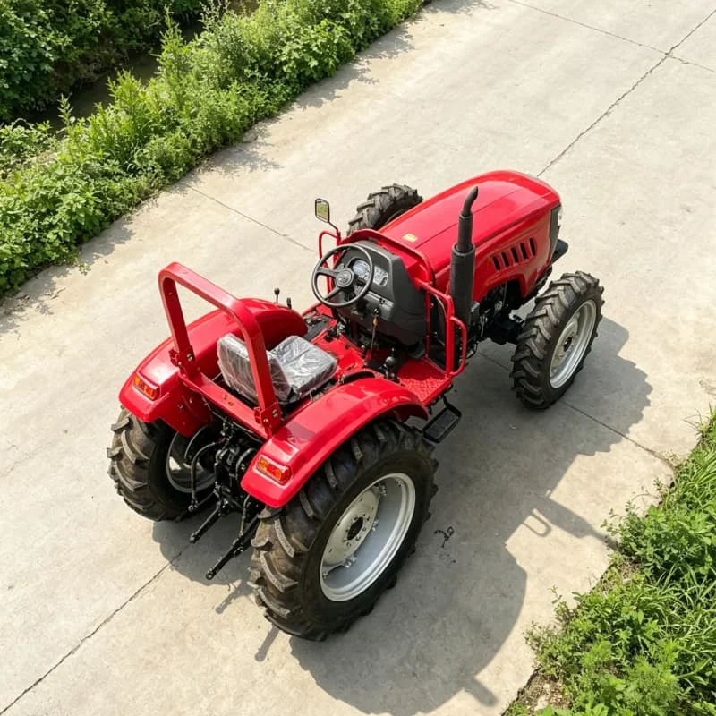 

Customized low fuel consumption rotary tractor, easy-to-operate four-wheel rotary tiller, all-terrain cultivation machinery