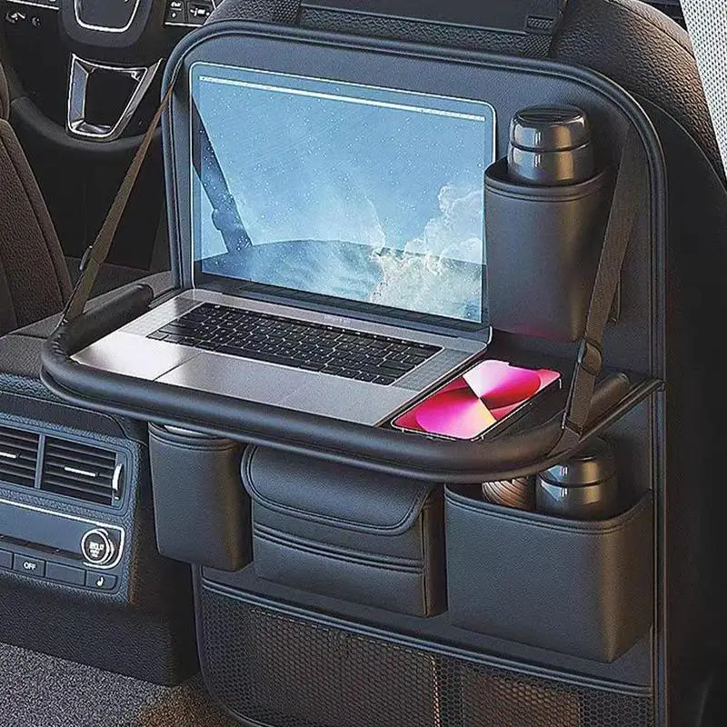 Organizador de asiento trasero, bolsa de almacenamiento para asiento de coche, organizador de asiento de coche, Protector de asiento, organizador de asiento trasero con plegable