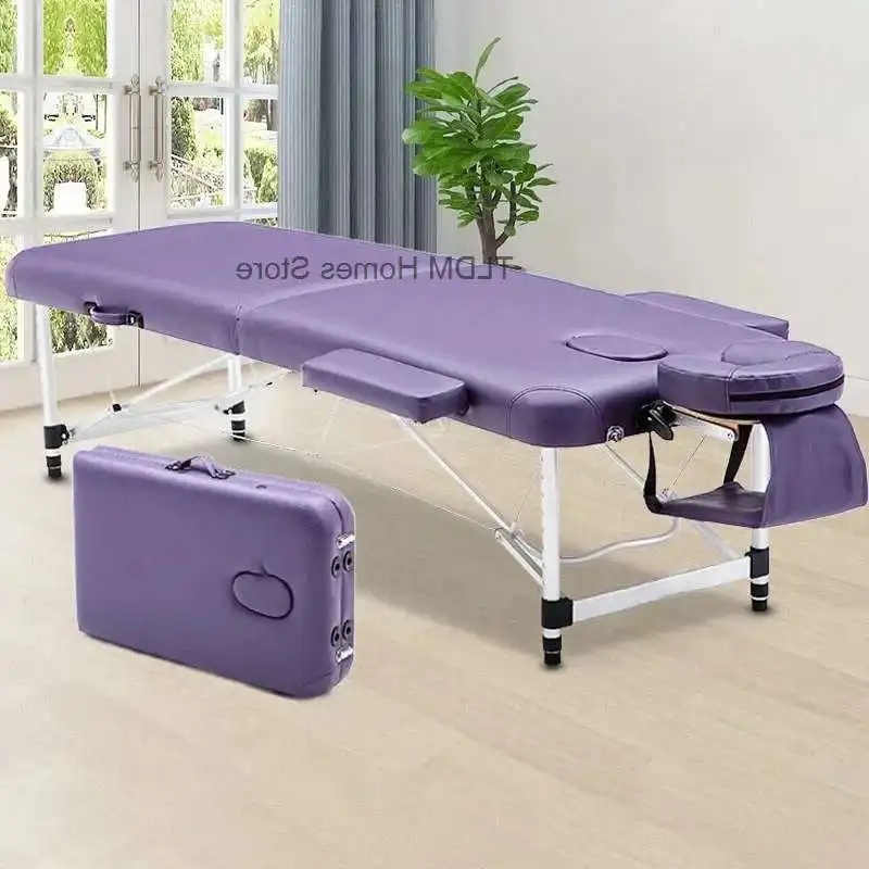 

Nordic Folding Massage Beds European Salon Furniture Home Portable Massage Table Tattoo Therapy Acupuncture Bed for Beauty Salon