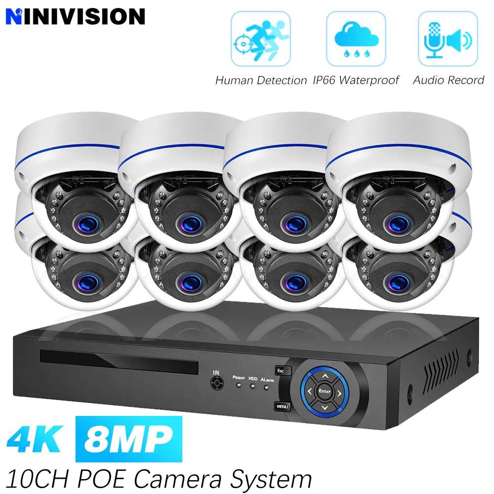 10CH 4K Poe Securit…