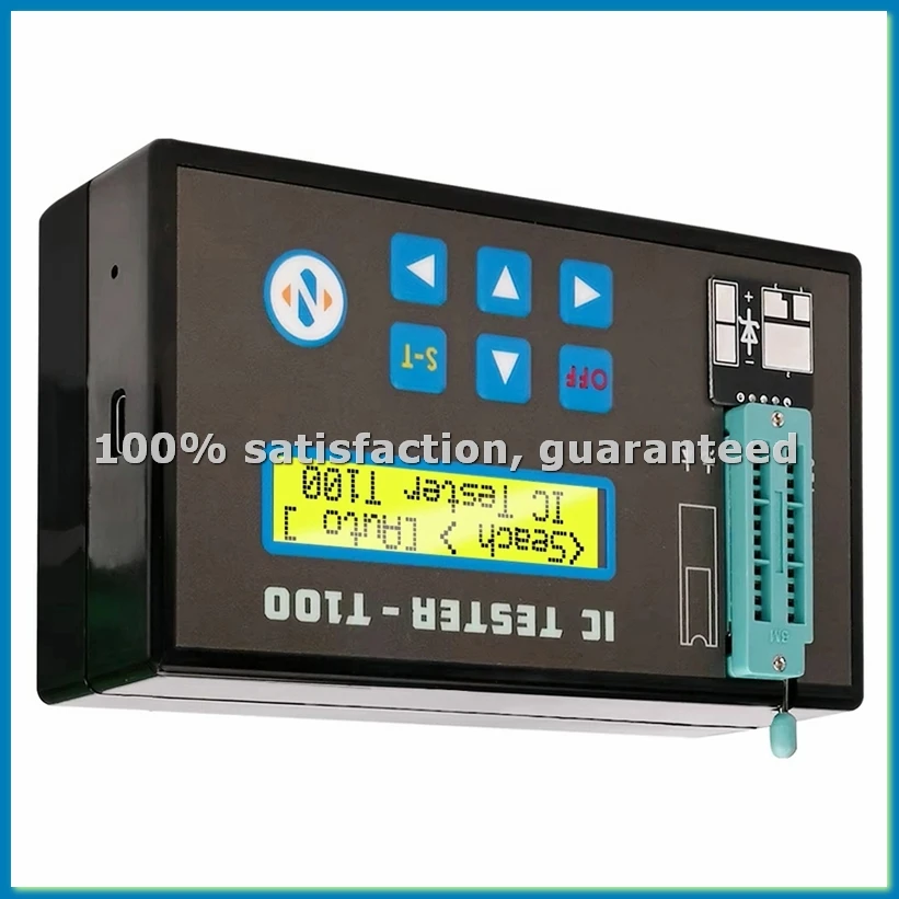 

Портативный перезаряжаемый тестер интегральных схем с LED-подсветкой, тестер транзисторов, диодов, триодов, цифровой детектор транзисторов и микросхем - ABRM