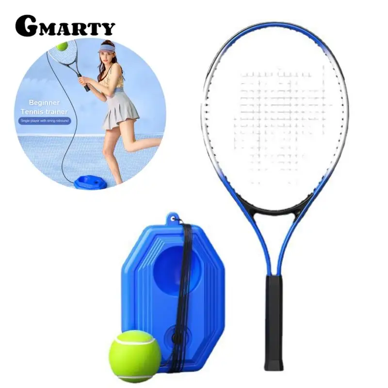 Tennis Racket Single Trainer Children\'s Beginners Serve Rebound Training College Students Tennis Racket Set