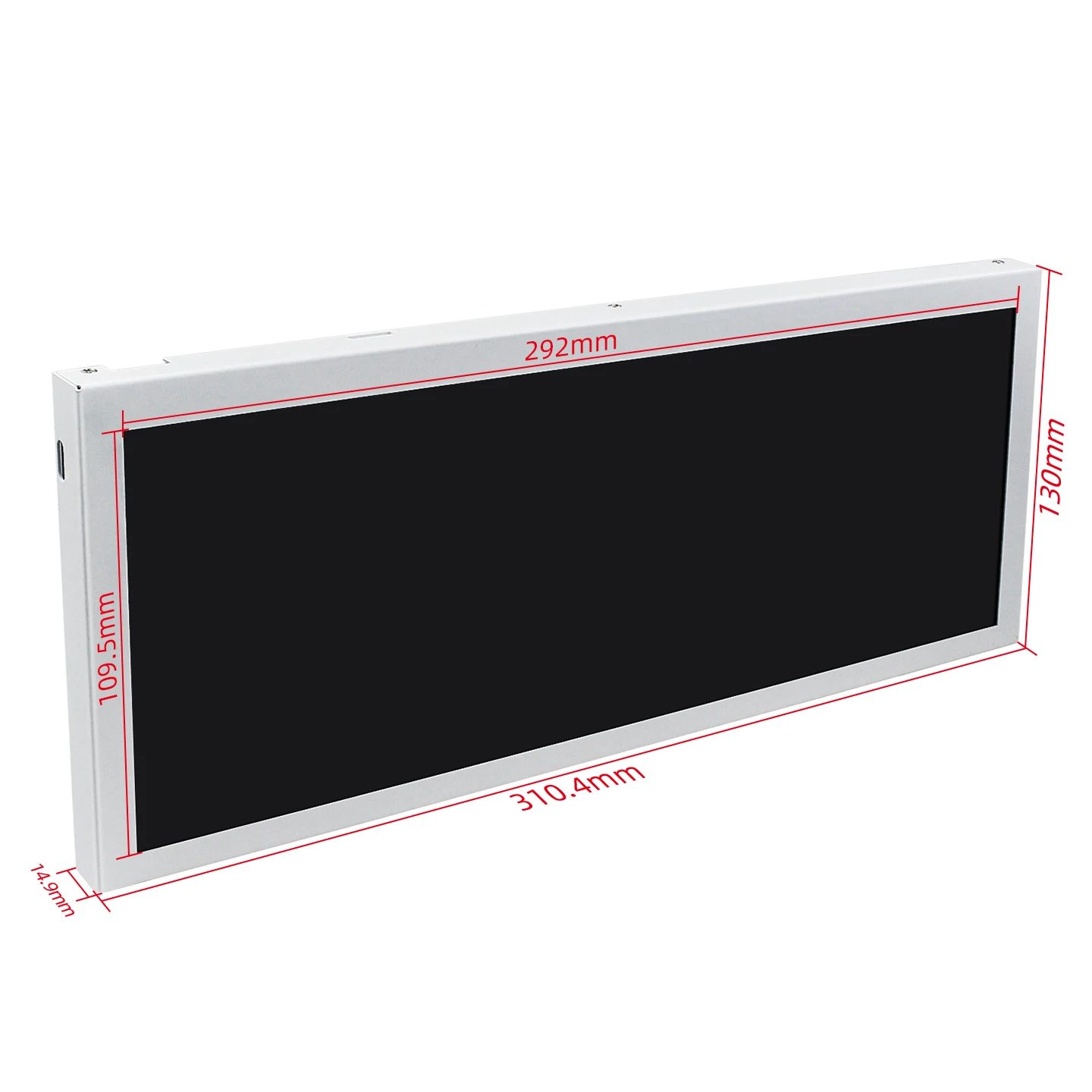 TURZX 12.3 Inch IPS Secondary Screen 1920x720 USB Type-C Smart