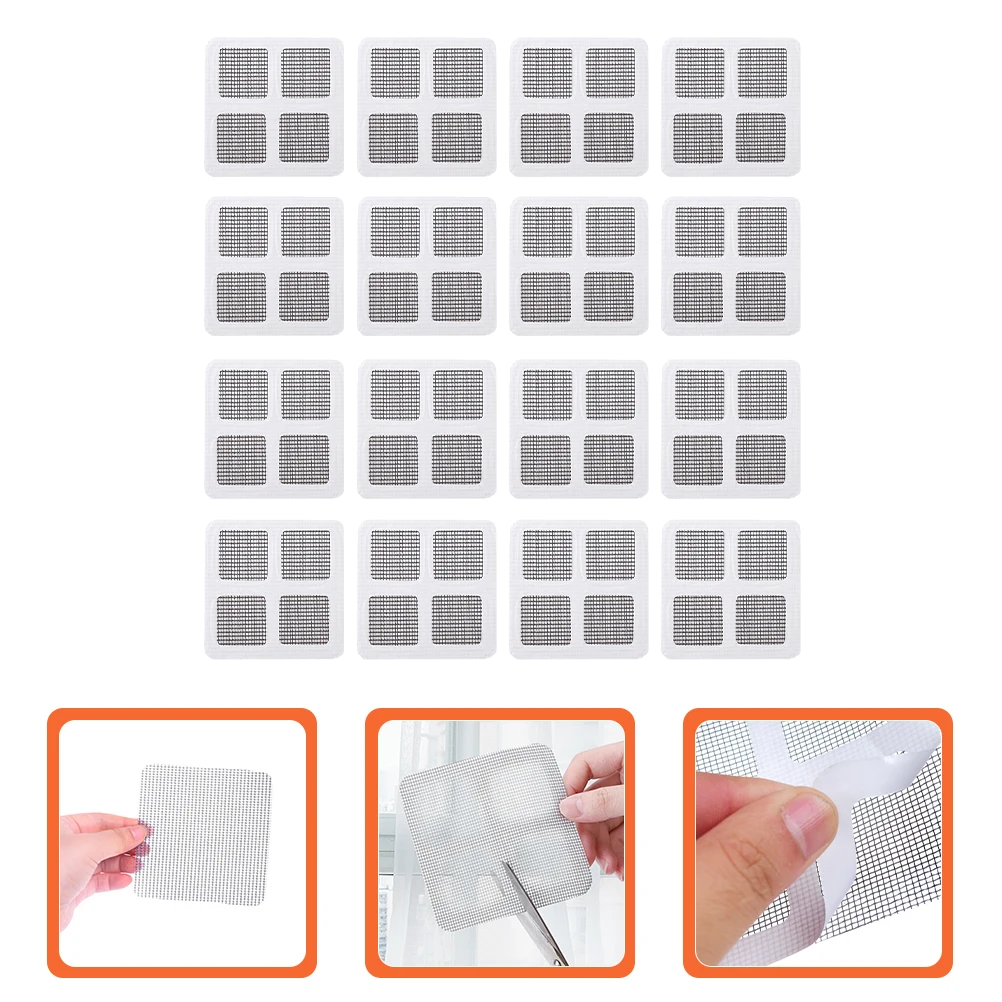 30 Sheets Window Screen Repair Kit Waterproof Patch for Tear Holes Door Adhesive Acrylic Glue