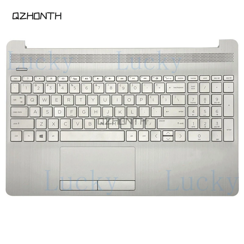 

f New For HP 15-DW 15s-DU 15s-DY Top Case Palmrest w/ Backlit Keyboard L52022-001