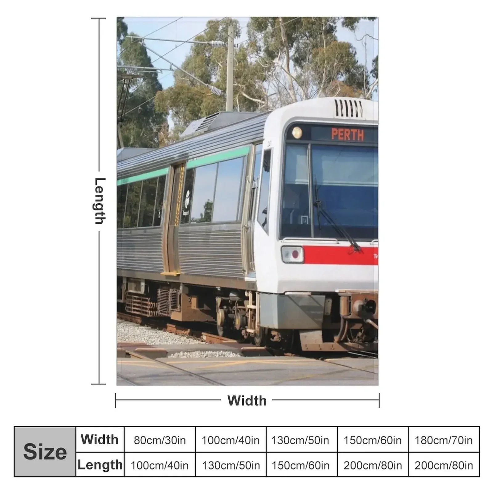 New Train to Midland to Perth the 247 Throw Blanket Soft Big For Decorative Sofa anime Personalized Gift Blankets