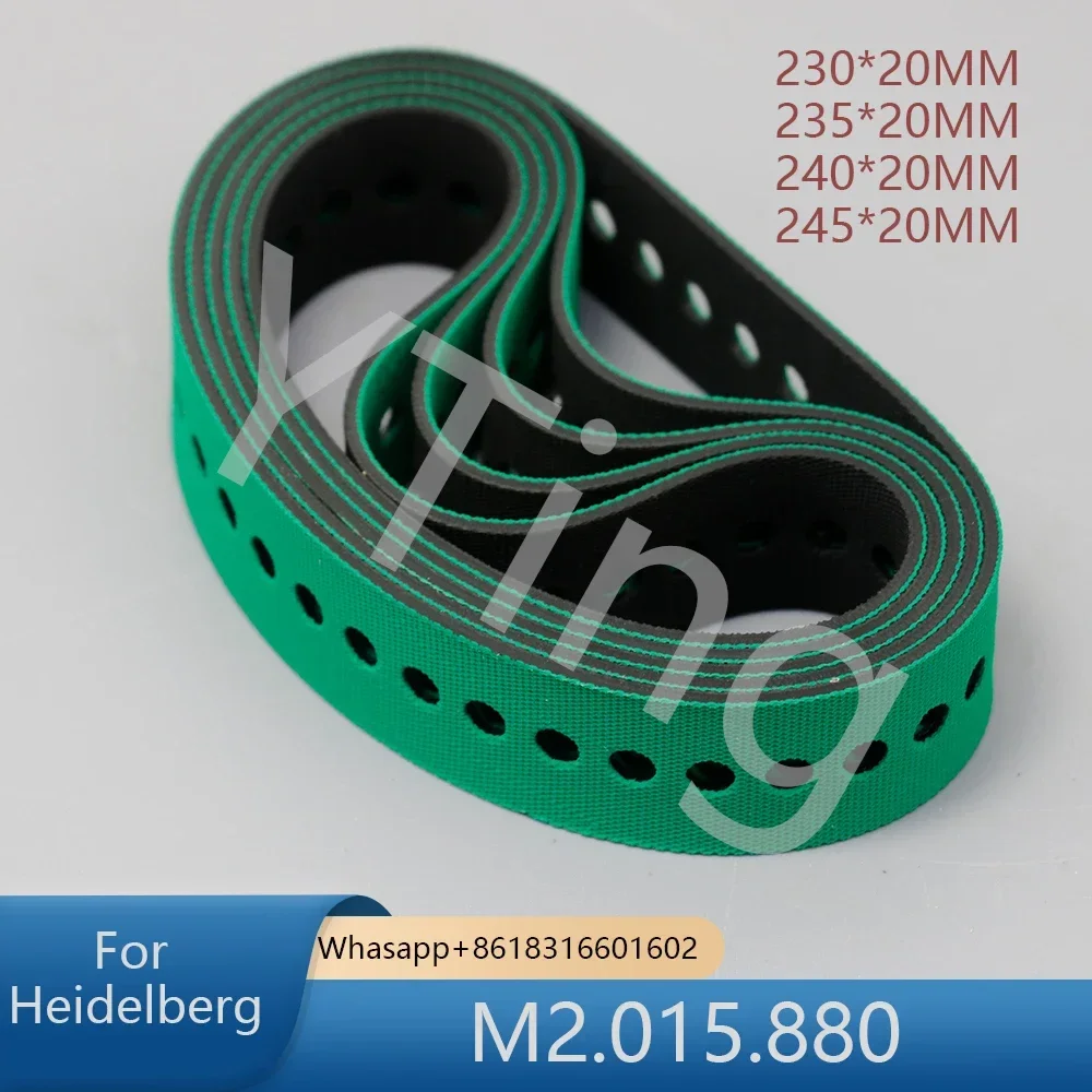 5 PCS Printing Machine Suction Wheel Belts 230*20 / 235*20 / 240*20 / 245*20 Mm SM52 CD102 SM74 CD74 Small Belt M2.015.880