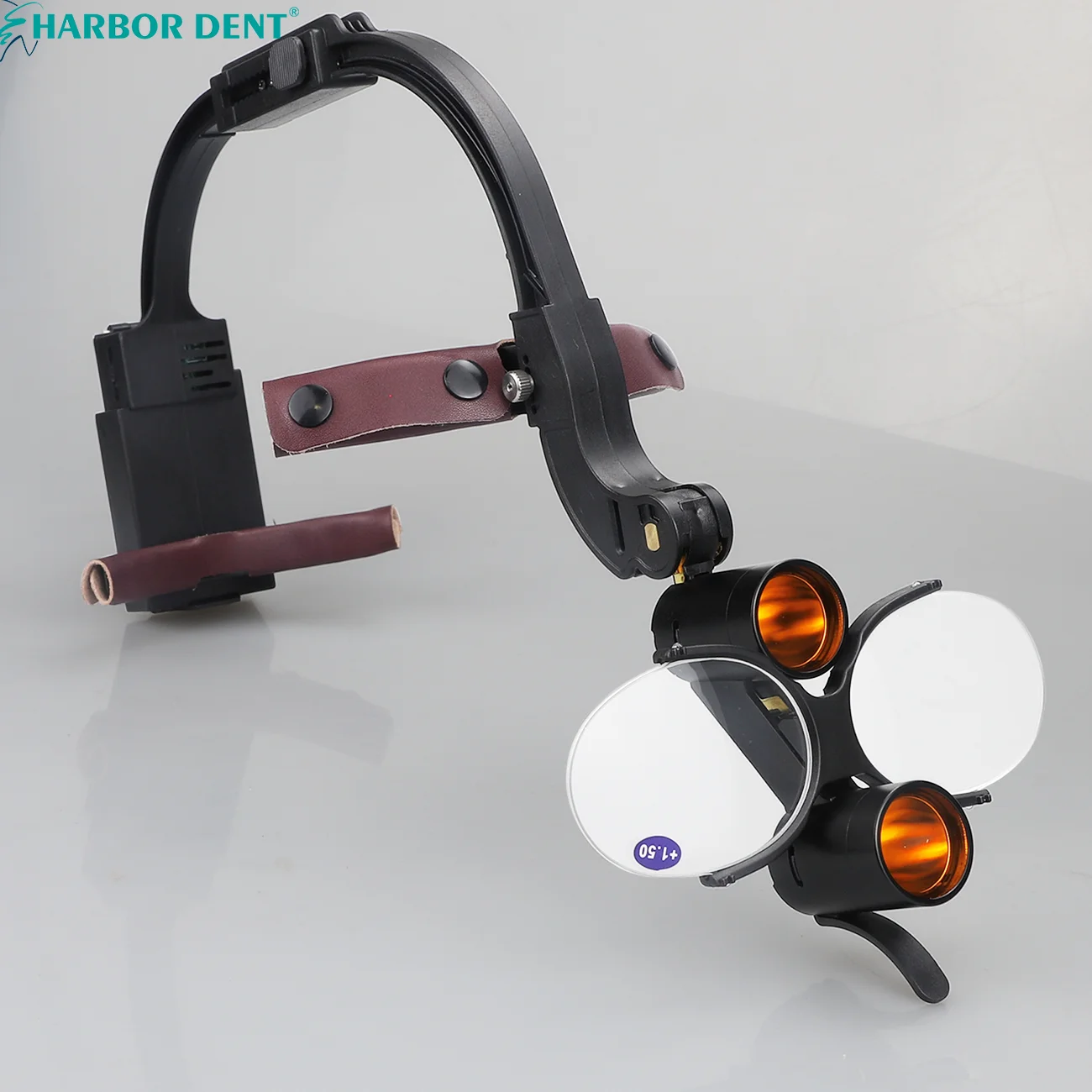 

2.5X/3.5X Dental Headlight Binocular Loupe With 2 Filters 5W LED Light Dentist Medical Loupes Lamp