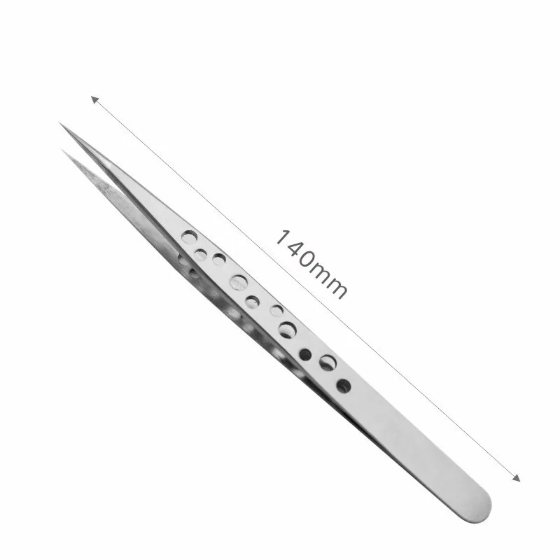 Electronics Industrial Tweezers Anti-static Curved Straight Tip Precision Stainless Forceps Phone Repair Hand Tools Sets