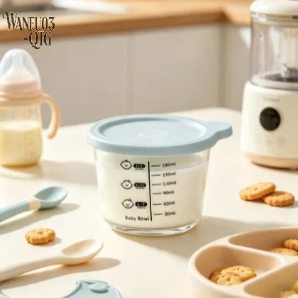 Hot 1PCS Microwave Safe Glass Food Canister With Airtight Lid Used For Pickled Fruits Vegetables Household Kitchen Fresh Storage
