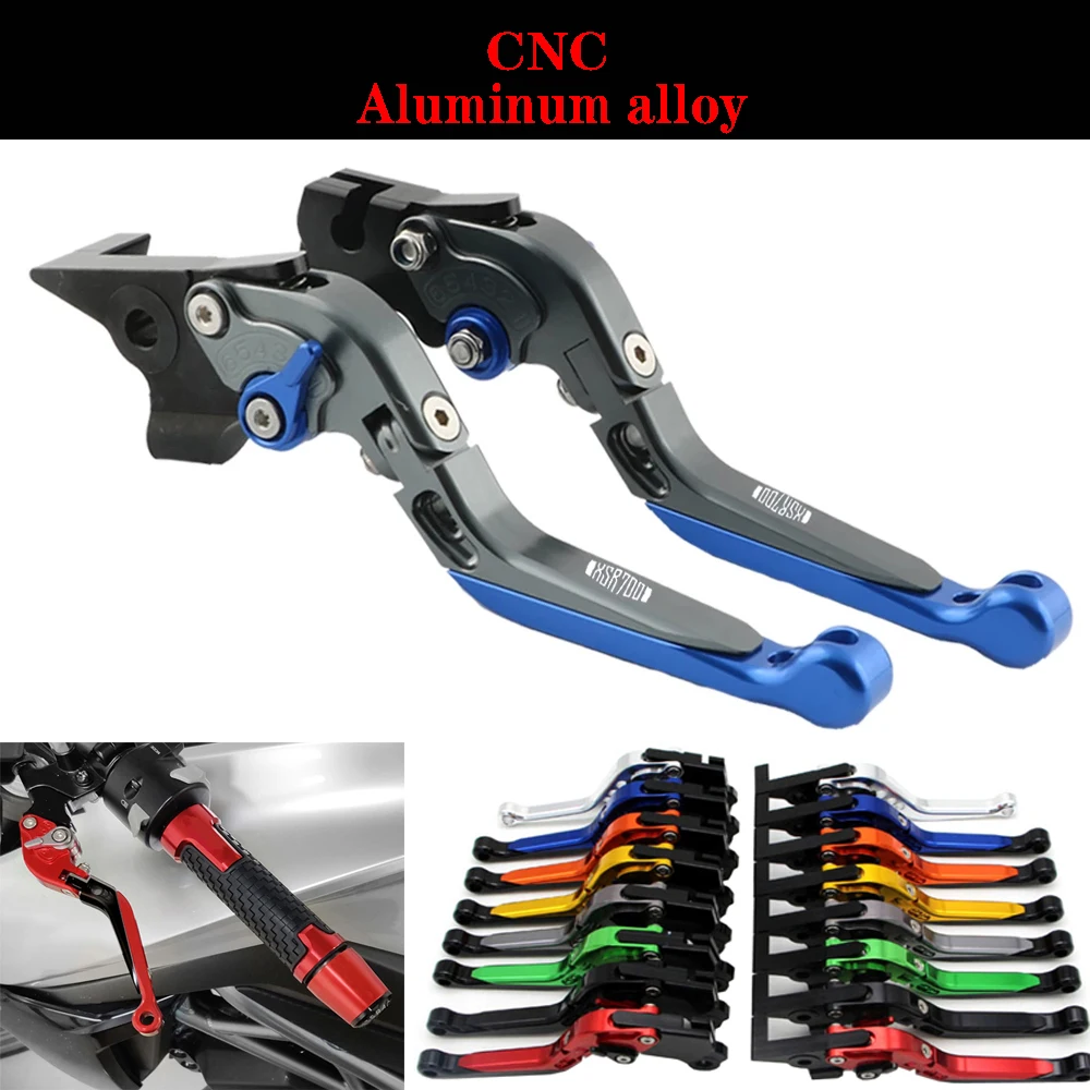 For YAMAHA XSR 700 XSR700 ABS 2016 2017 2018 16 17 18 CNC Motorcycle Adjustable Brake Clutch Lever Levers Folding