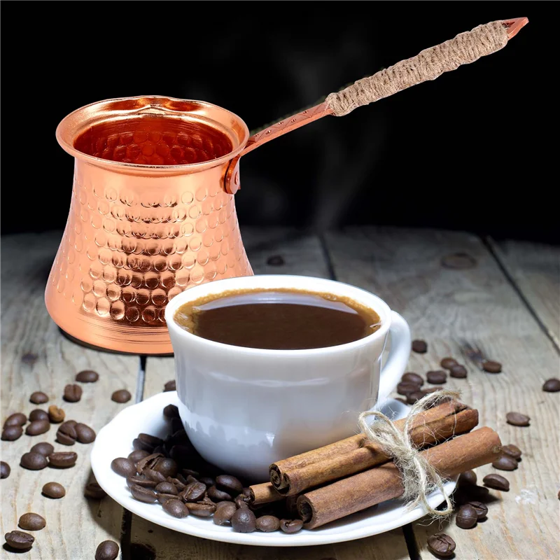Coffee Turk Turkish Coffee Pot 320Ml Coffee Turk Turkish Copper Coffee Maker For Turk Cezve Cafeteria Limited Time Offer view 2