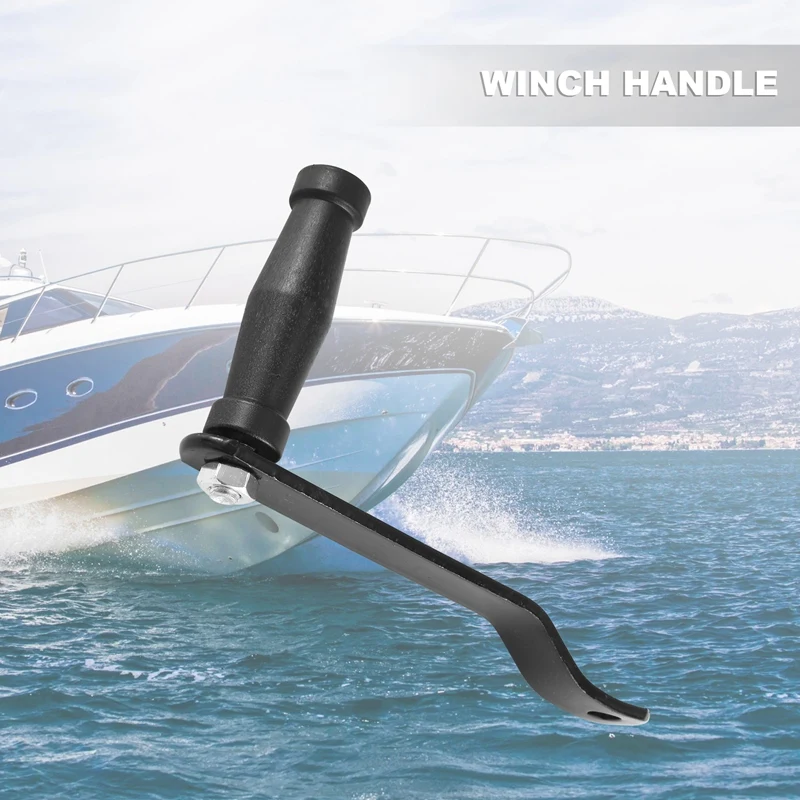 20.5Cm Length Boat Trailer Winch Handle Comfort Control Crank Replacements