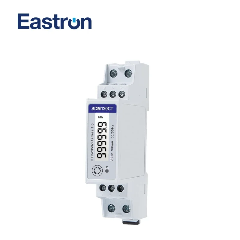 Imagem -02 - Medidor do Consumo da Energia Elétrica Fase Fios 230v Rs485 Modbus Kwh Kvarh Entrada 0.1v Mid