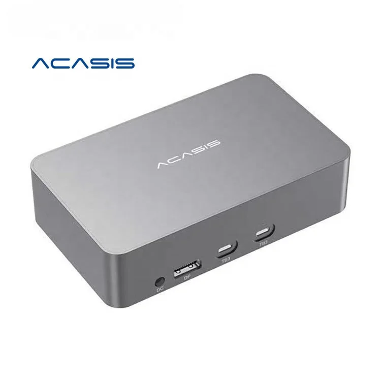 2021 Acasis High Speed 4K60 USB4.0 4-канальная внешняя карта видеозахвата SDI для прямой трансляции