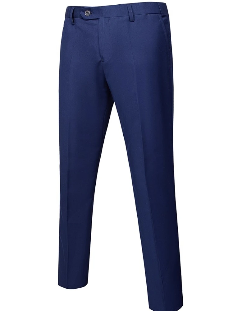 بدلة زفاف كاجوال رجال الأعمال طقم مكون من قطعتين أسود مع صدرية وبنطلون اتجاه عصري وسيم #5