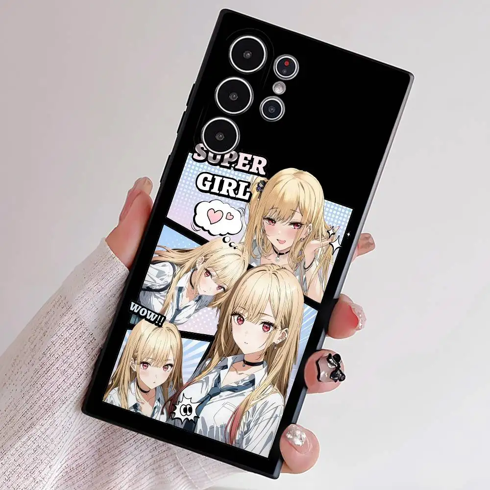 My Dress-Up Darling Phone Case Capa de TPU macia e adequada para a pele compatível com Samsung S21/S22/S23/S24/S25 FE/Plus/Ultra