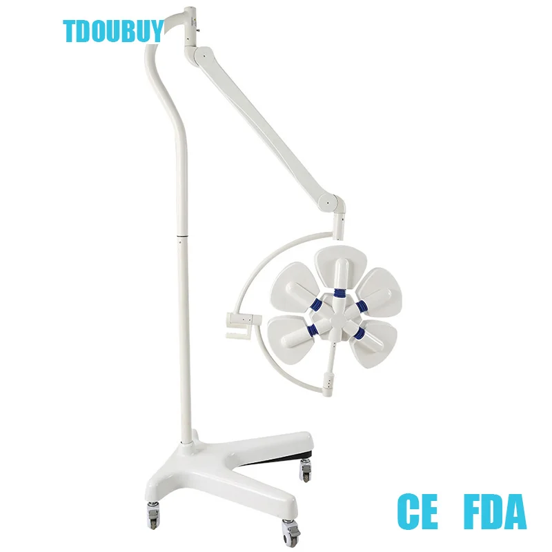 Lâmpada Shadowless Cirúrgica, Odontologia Microcosmética Pet Medical Vertical Móvel Lâmpada, AC 90V-240V, Frete Grátis