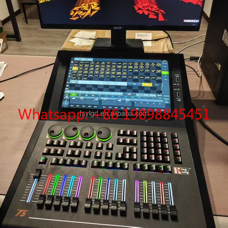 Kingkong T3 2048 DMX512 Console Pearl 1024B 1024CH DMX Dimming Controller X3 X5 Stage Lighting Console