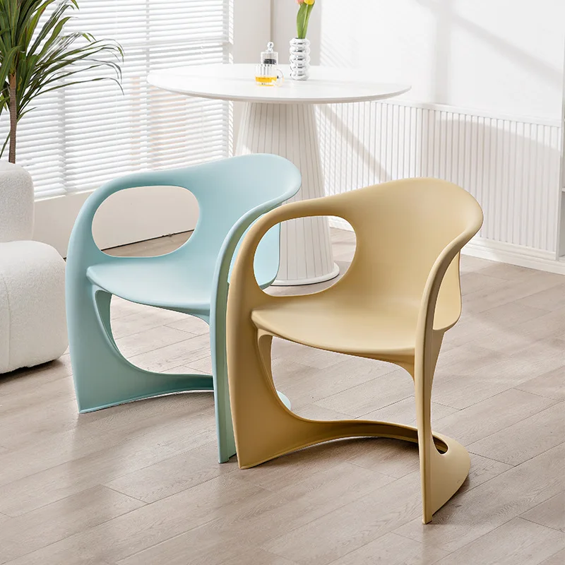 

Ribbon chair Nordic minimalist designer fashion balcony leisure chair armrest cafe lounge area meeting chair