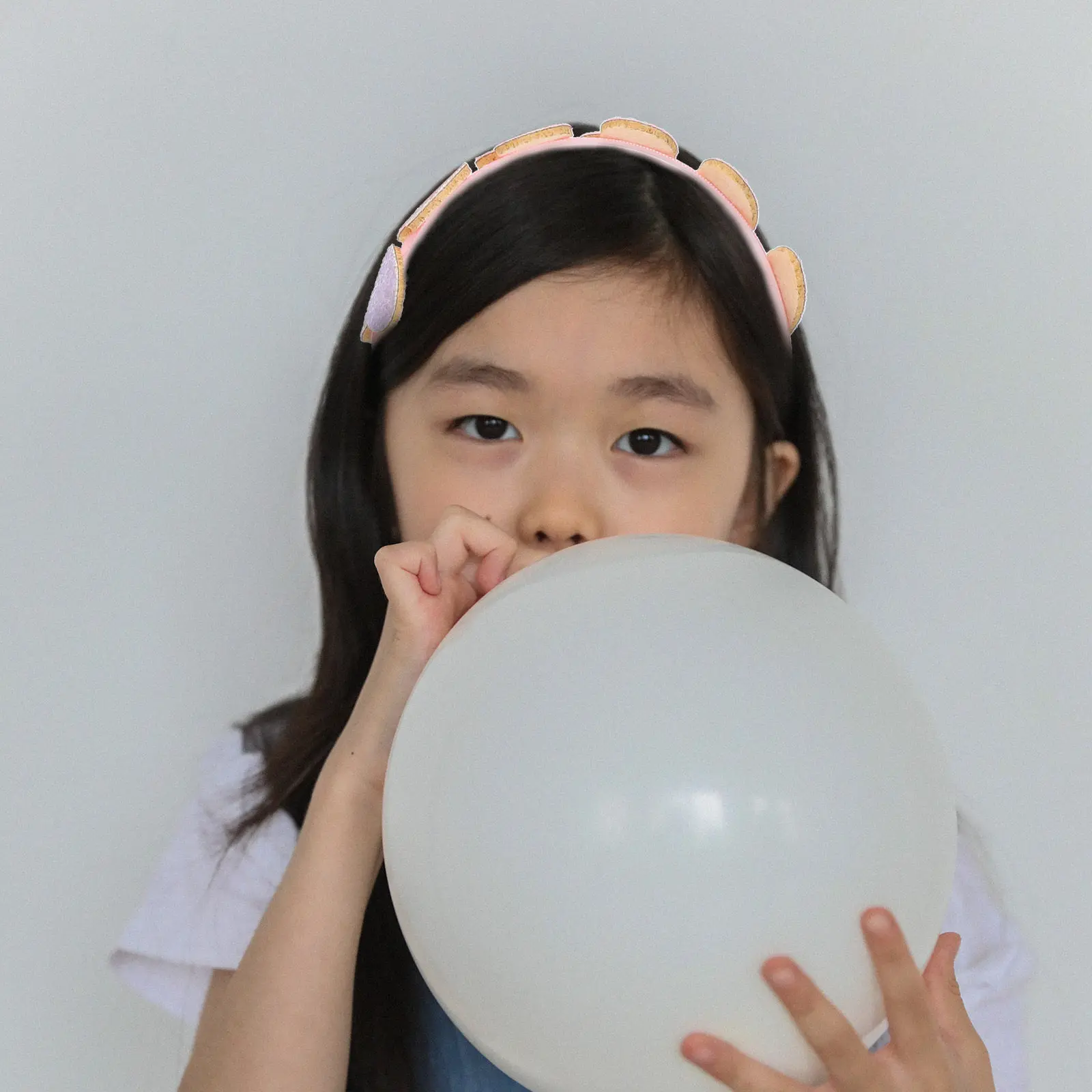 

10Pcs Kids Loving Heart Headband Heart Shape Hairband for Children Lightweight Decorative Sequin Scallion Design Prom Party