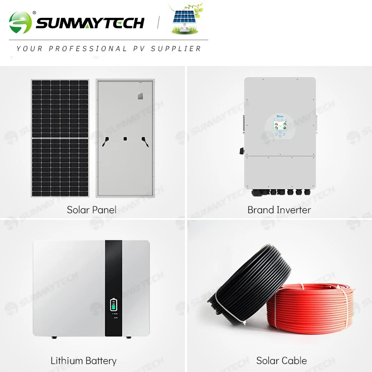 Solar Energy System 5kw 10kw 12kw 8kw Hybrid System 3 Phase Hybrid Solar Inverter Complete System for Europe