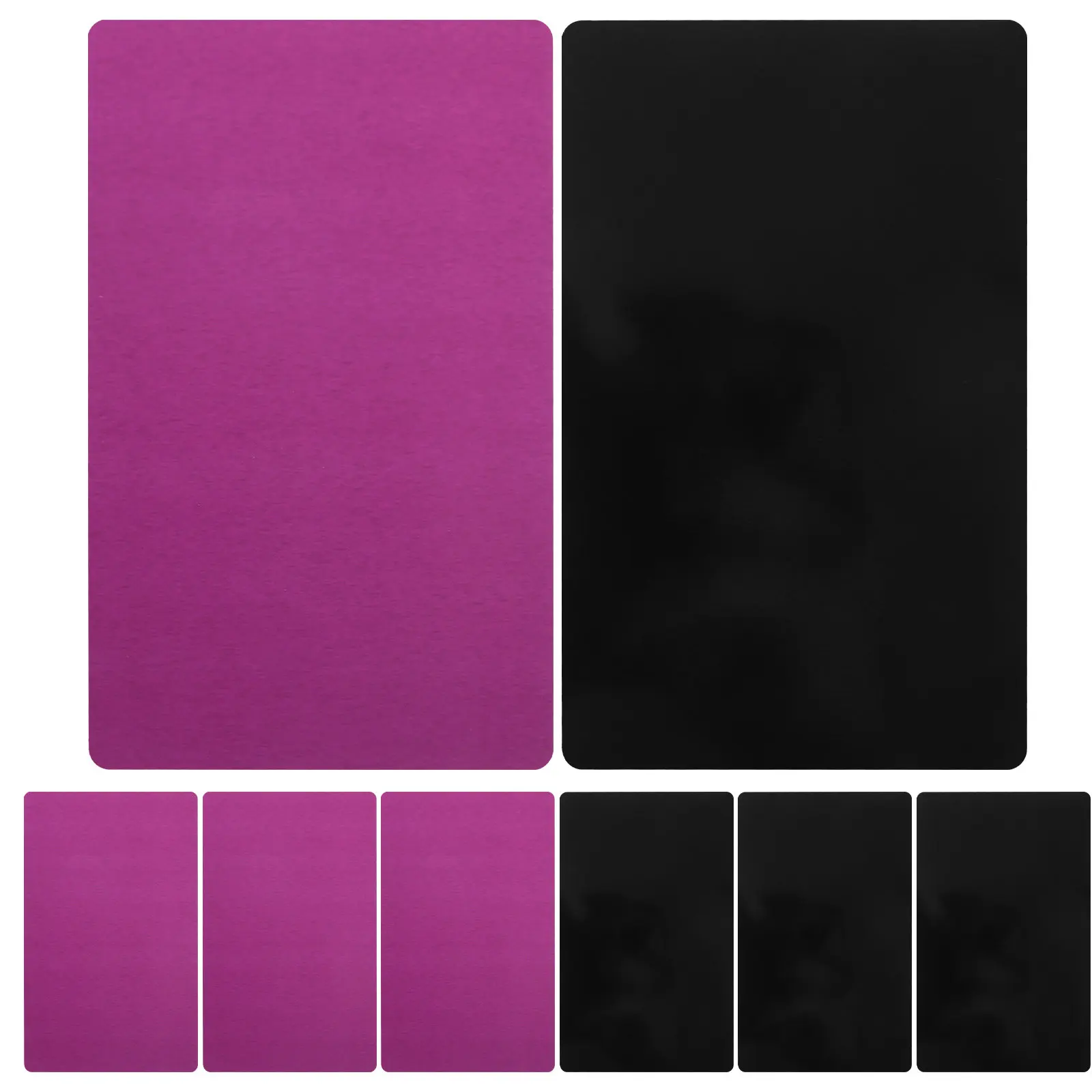 

8 шт. металлических визиток-заготовок для сублимации, толстые заготовки для гравировки и сублимационного творчества