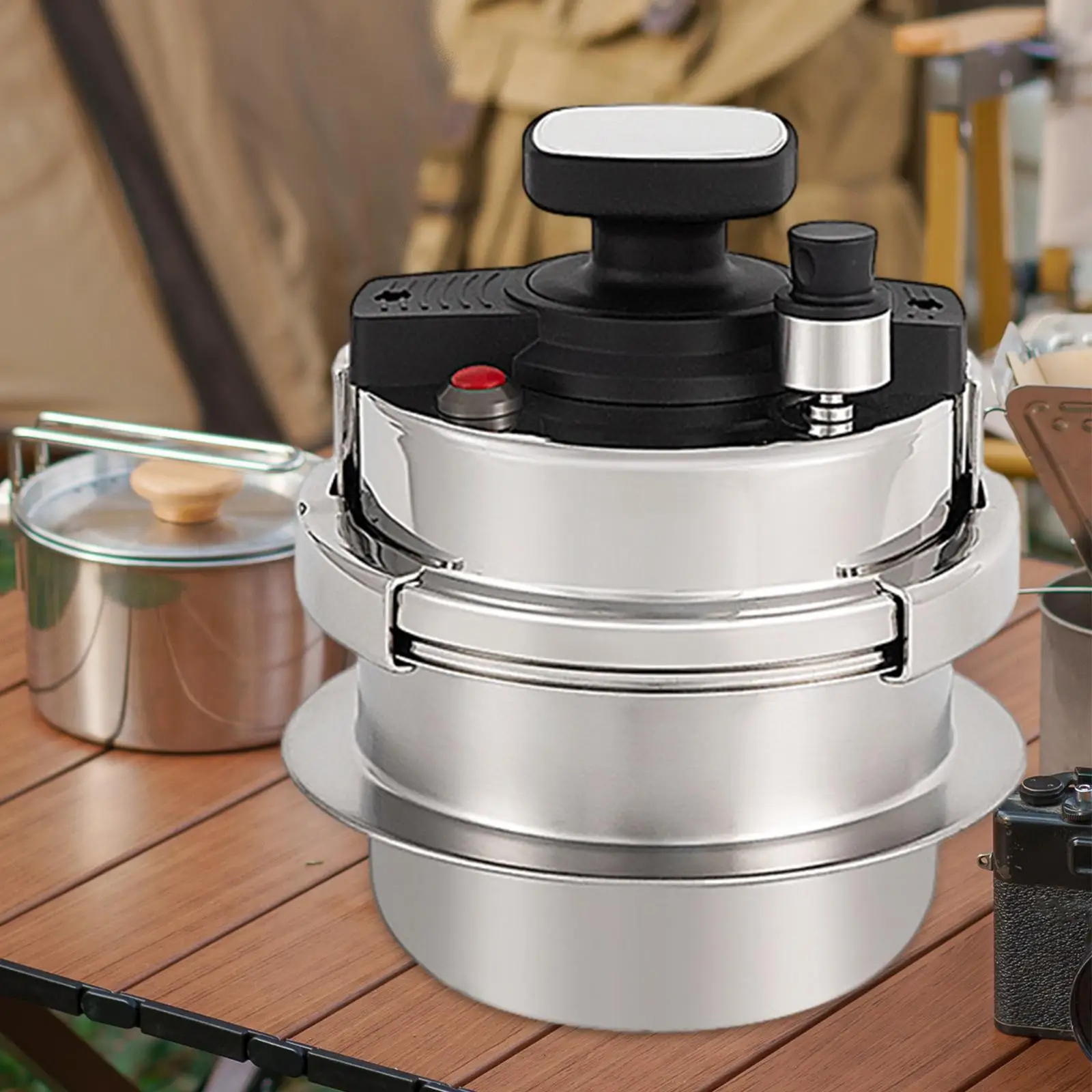 

Mini Pressure Cooker Quick Cooking Outdoor Stainless Steel Pressure Cooker