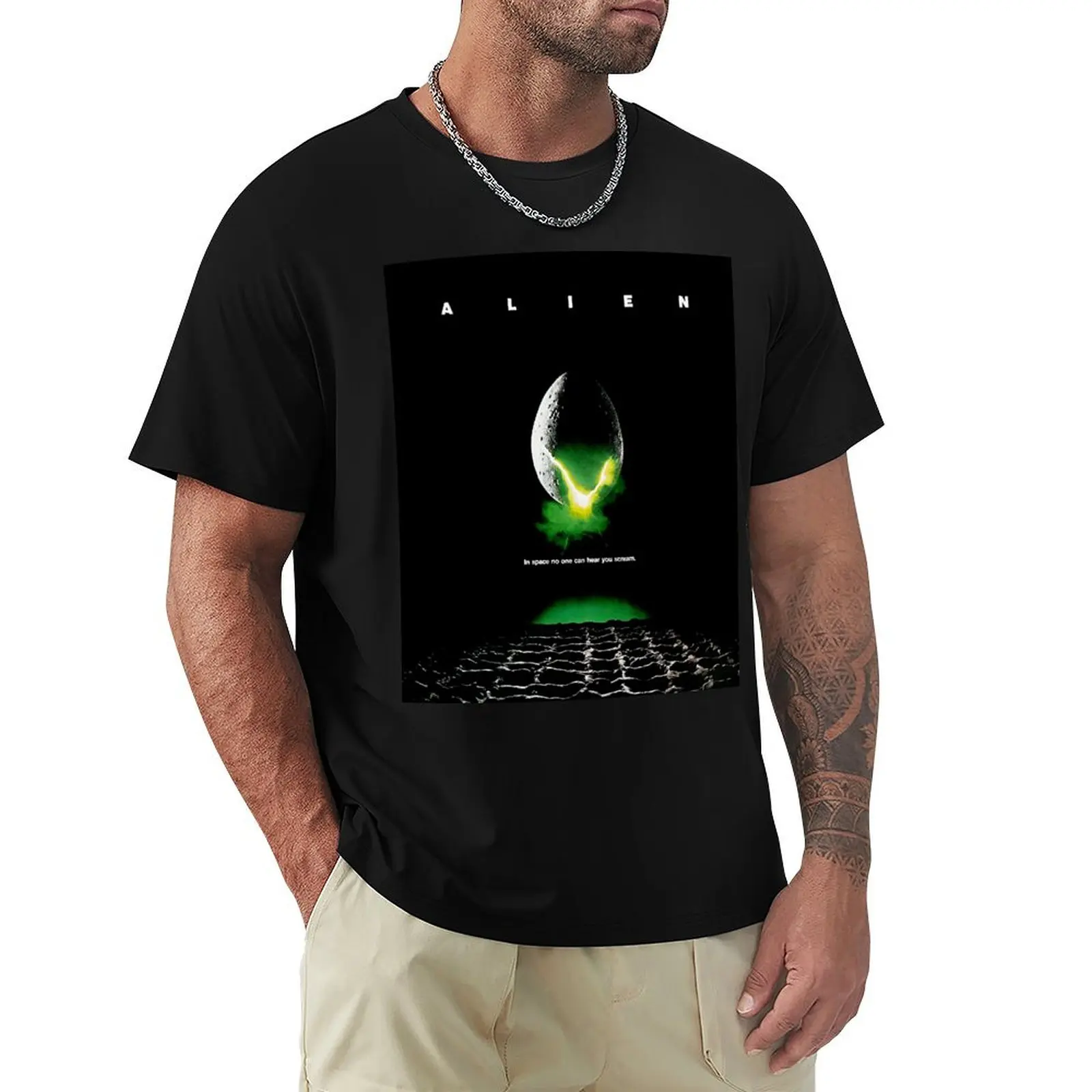 Alien T-Shirt Summer Fashion Casual Tee Shirt
