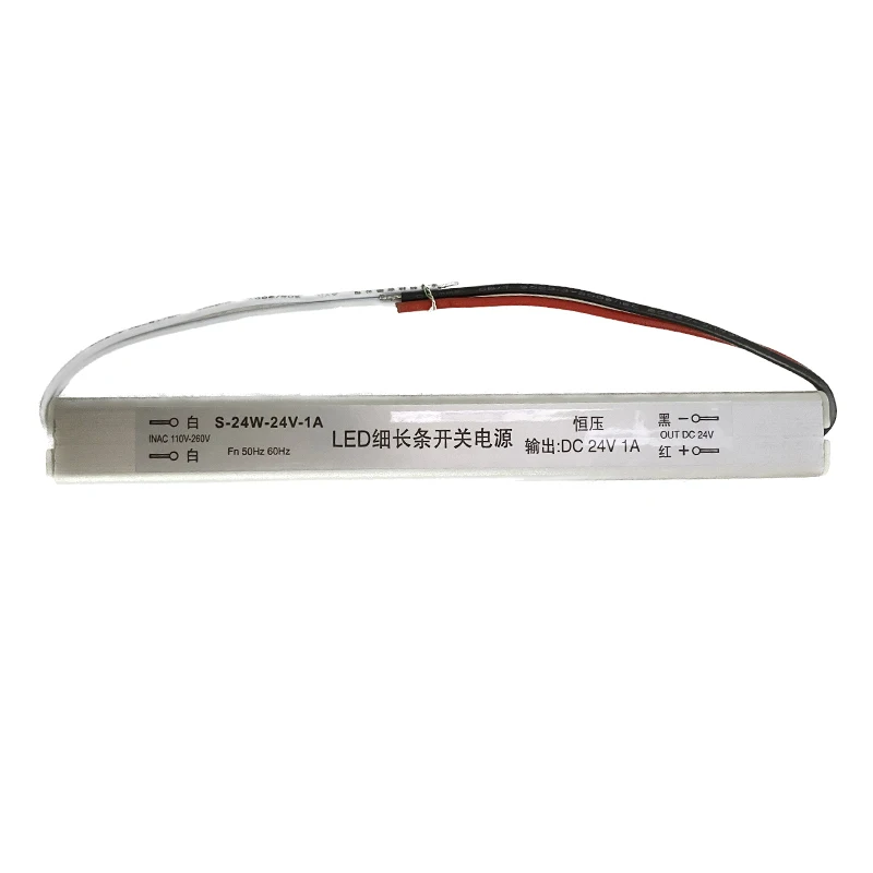 24W AC110V 220V to DC12V 2A 24V 1A Driver Ultra Thin LED Strip Switching Power Supply Transformer for Slim Advertising Light Box