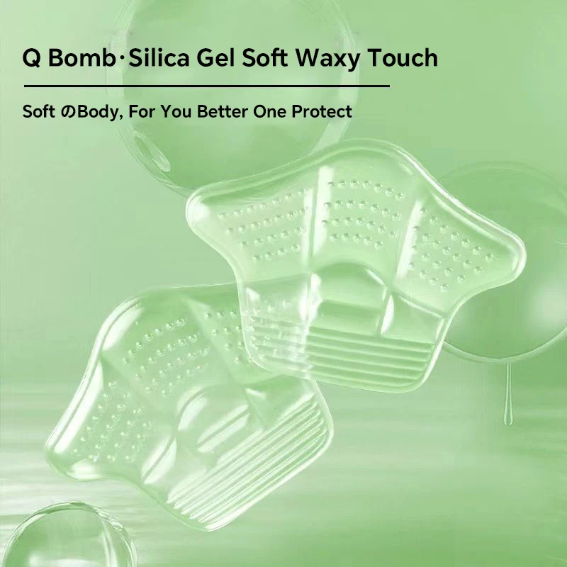 

1 Pair of women's insole comfortable, wear resistant, transparent padded heel protection inserted into the insole