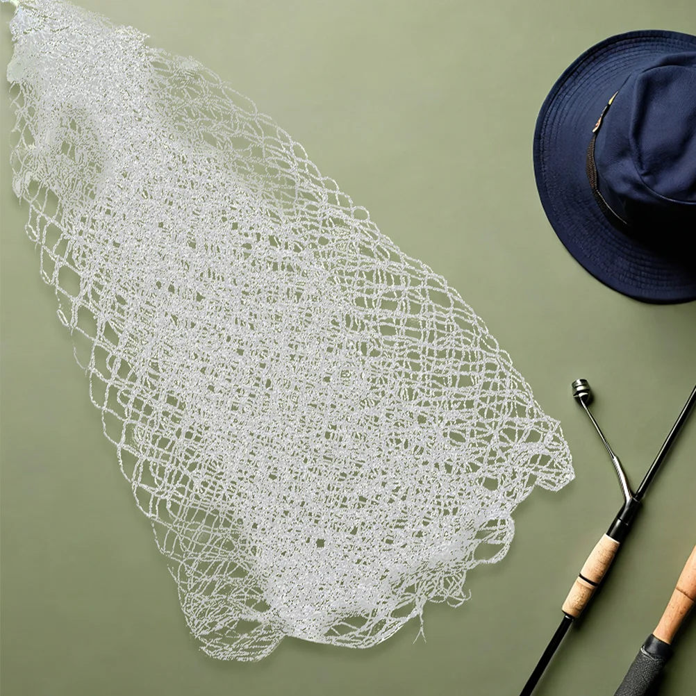

5 Mesh Fishing Net Replacement Strong Lightweight Mesh Net for Freshwater Shrimp Bait Trap Casting Safe No Hook Fishing Method