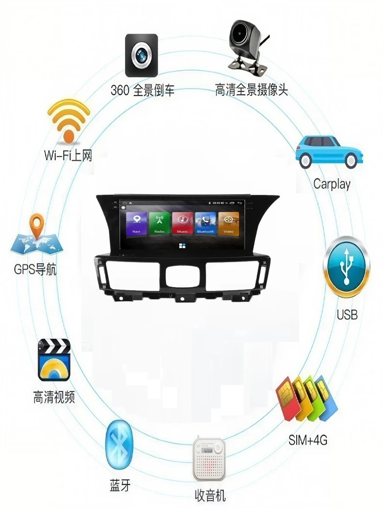 Blu-ray screen Android Radio For Infiniti Q70 Q70L M25 M35 M37 M56 2013-2018 Car Multimedia Player GPS Navigation Stereo Carpla