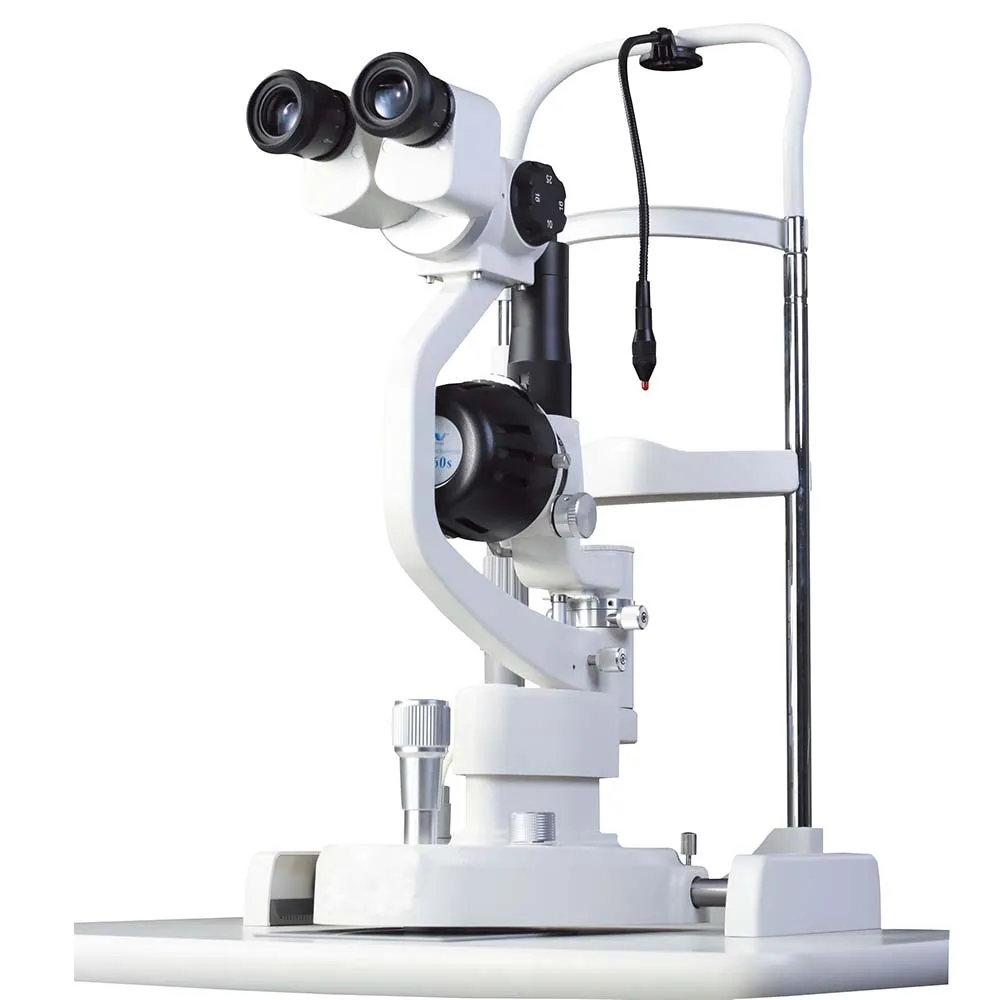 High Quality Optical 10X 16X 25X Multiple LED Light Source Portable Slit Lamp Microscope Ophthalmology