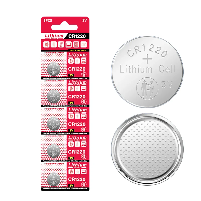 

CR1220 lithium battery 3V suitable for toy watch balance calculator button remote control button battery LM1220 BR1220 KCR1220