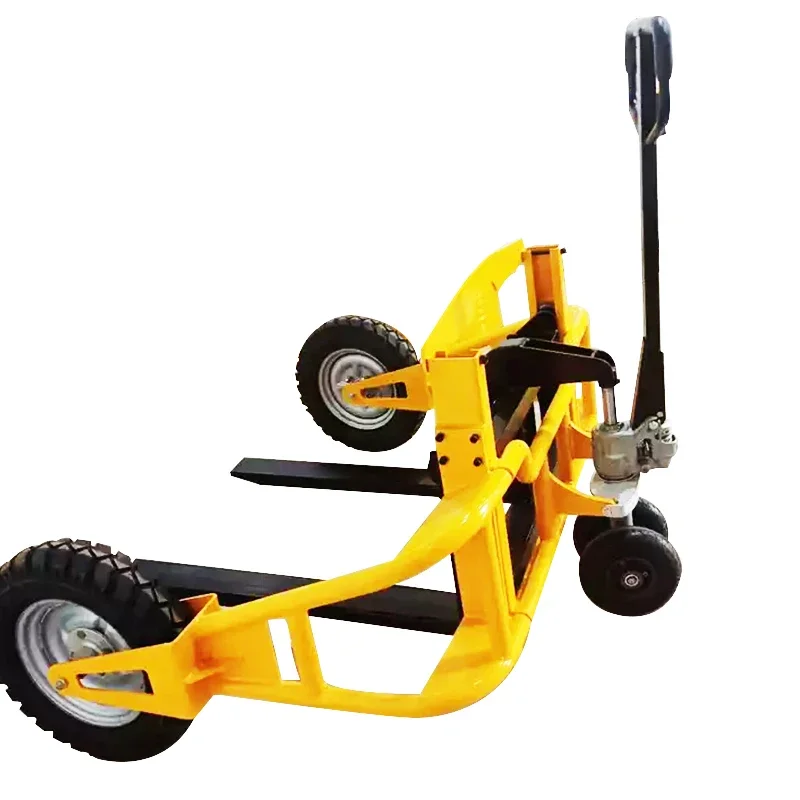 Rough Off Road Outdoor Adjustable 1T 1000kg 1200kg  1250kg 1.5T Hand All Terrain Pallet Truck