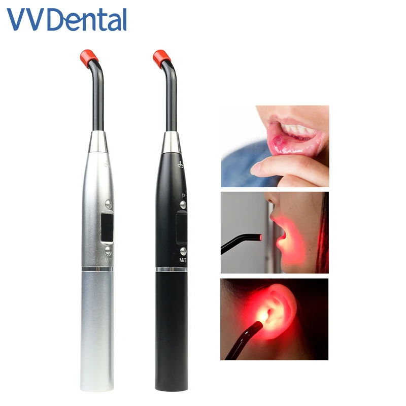 VVDental Dental Red Light Therapy Oral Ulcer Teeth Pain Sore Canker Lip Gingivitis Relief Laser For Cold Sore Canker Sore Near