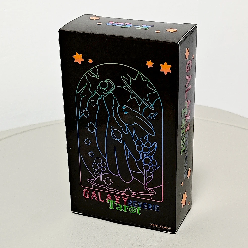 

Galaxy Reverie Tarot Deck 10.3*6cm 78 Cute Rabbit-themed Tarot Cards Based on Rider System